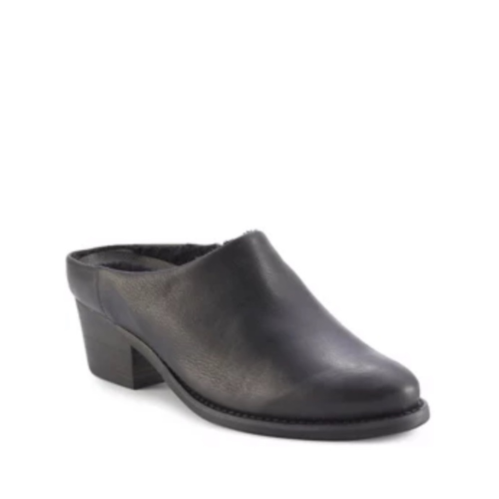 Walking Cradles Greer black leather mule